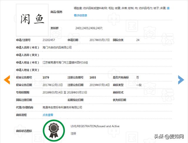 阿里的“動物園”都有商標，唯獨“閑魚”商標的注冊，太難了