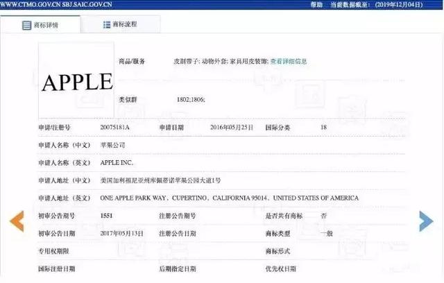 美國蘋果輸給中國蘋果，兩件商標(biāo)不予注冊！